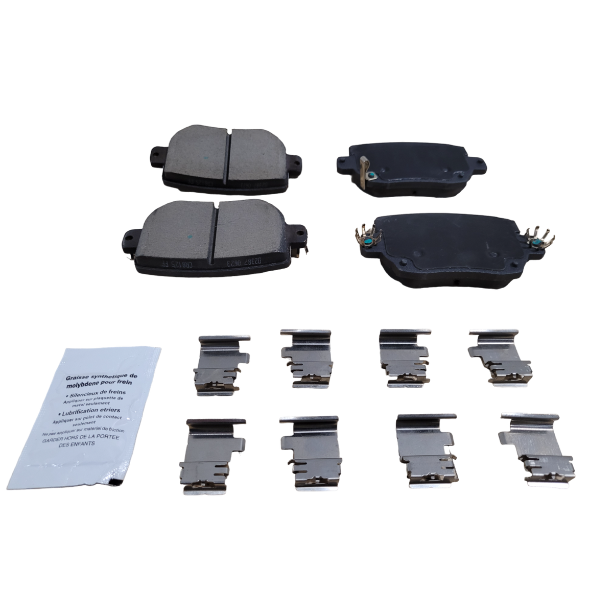 REAR BRAKE PAD TESLA MODEL 3/Y PERFORMANCE - AFTERMARKET - OEM PART NUMBER : 8008246-00-D