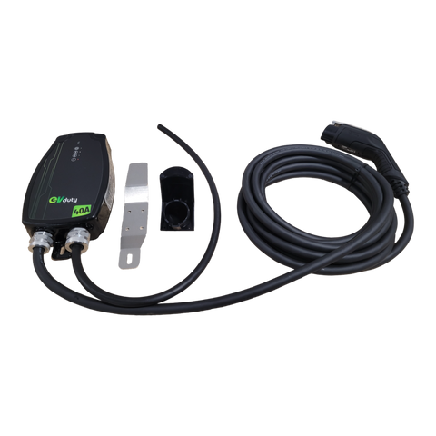 Borne de recharge fixe EVduty-50 (40A) pour véhicule électrique, sans prise