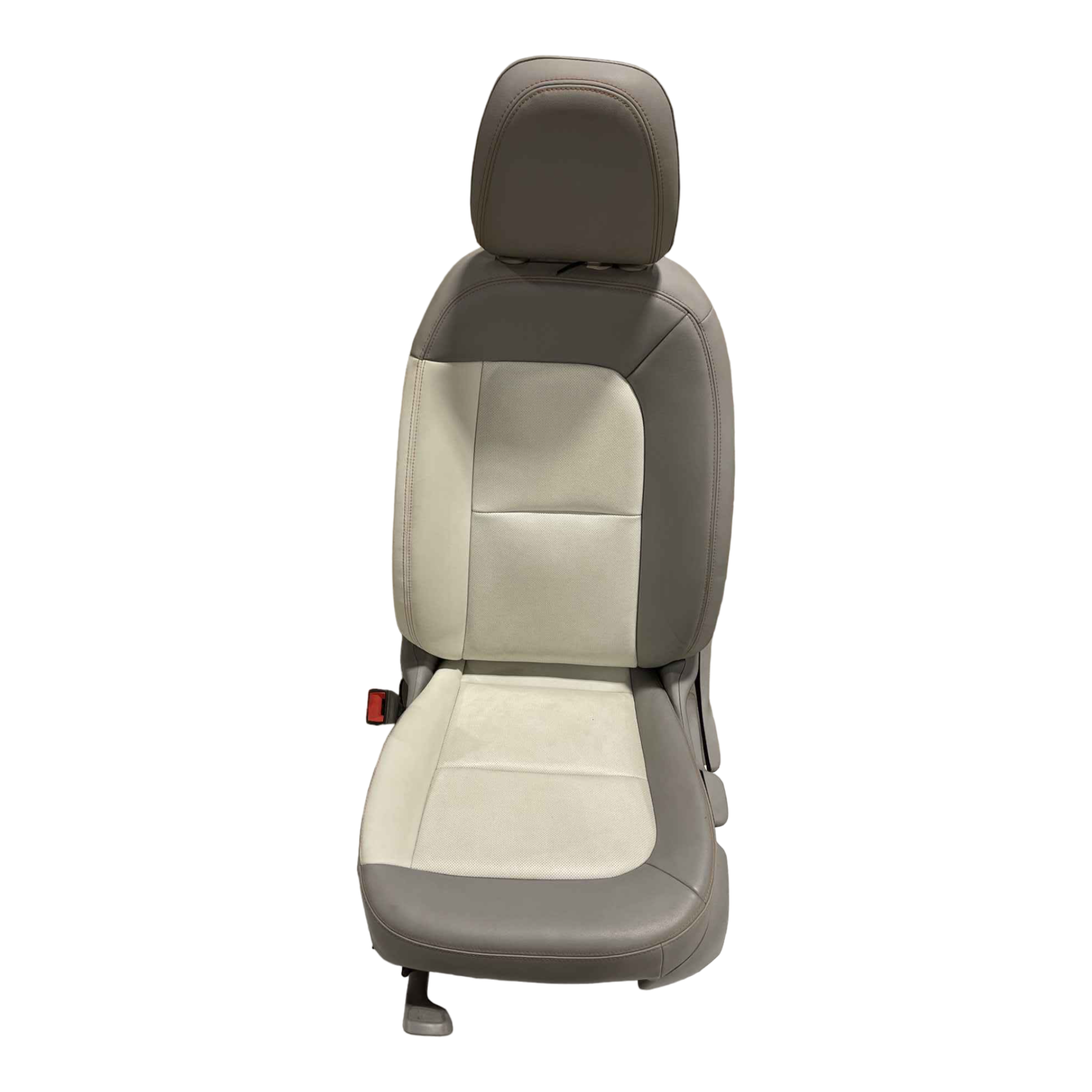 CHEVROLET BOLT EV DRIVER SEAT ASSEMBLY LEATHER, ASH GRAY, WHITE 42589202 42673145 18867