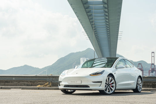 Hong Kong, Chine – Juillet 2019 : journée d’essai de la Tesla Model 3 le 13 août 2019 à Hong Kong.