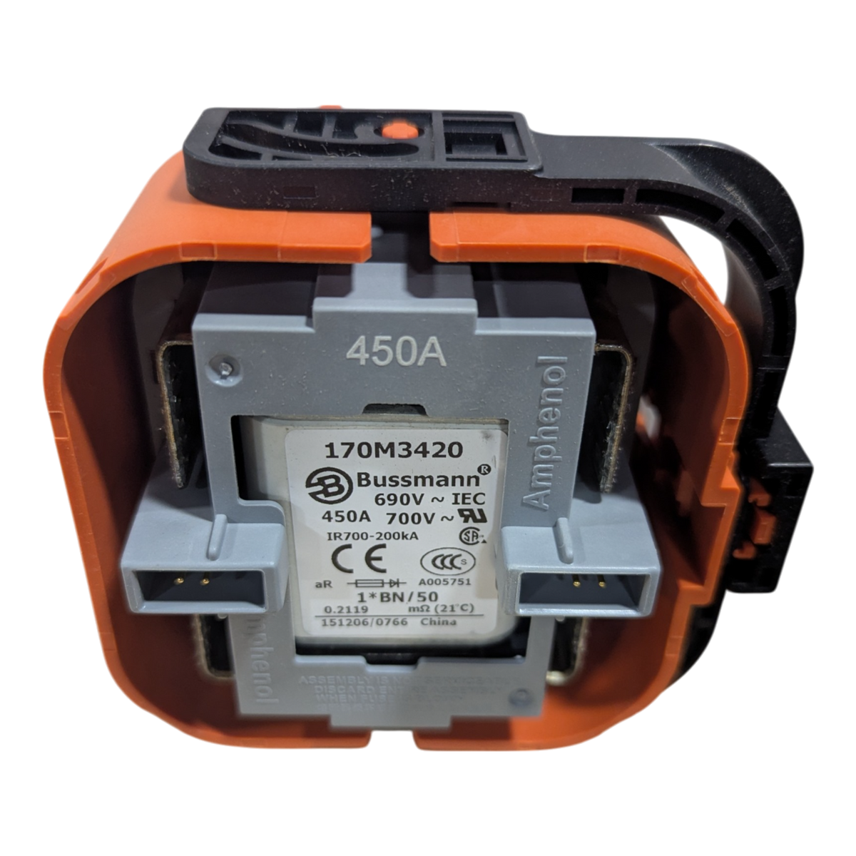 CONNECTOR, MSD PLUG ASSEMBLY, 450A FUSE - MSDM4502