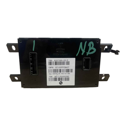 TESLA MODEL S  CONTROLLER, HVAC RCCM 6007366-00-D