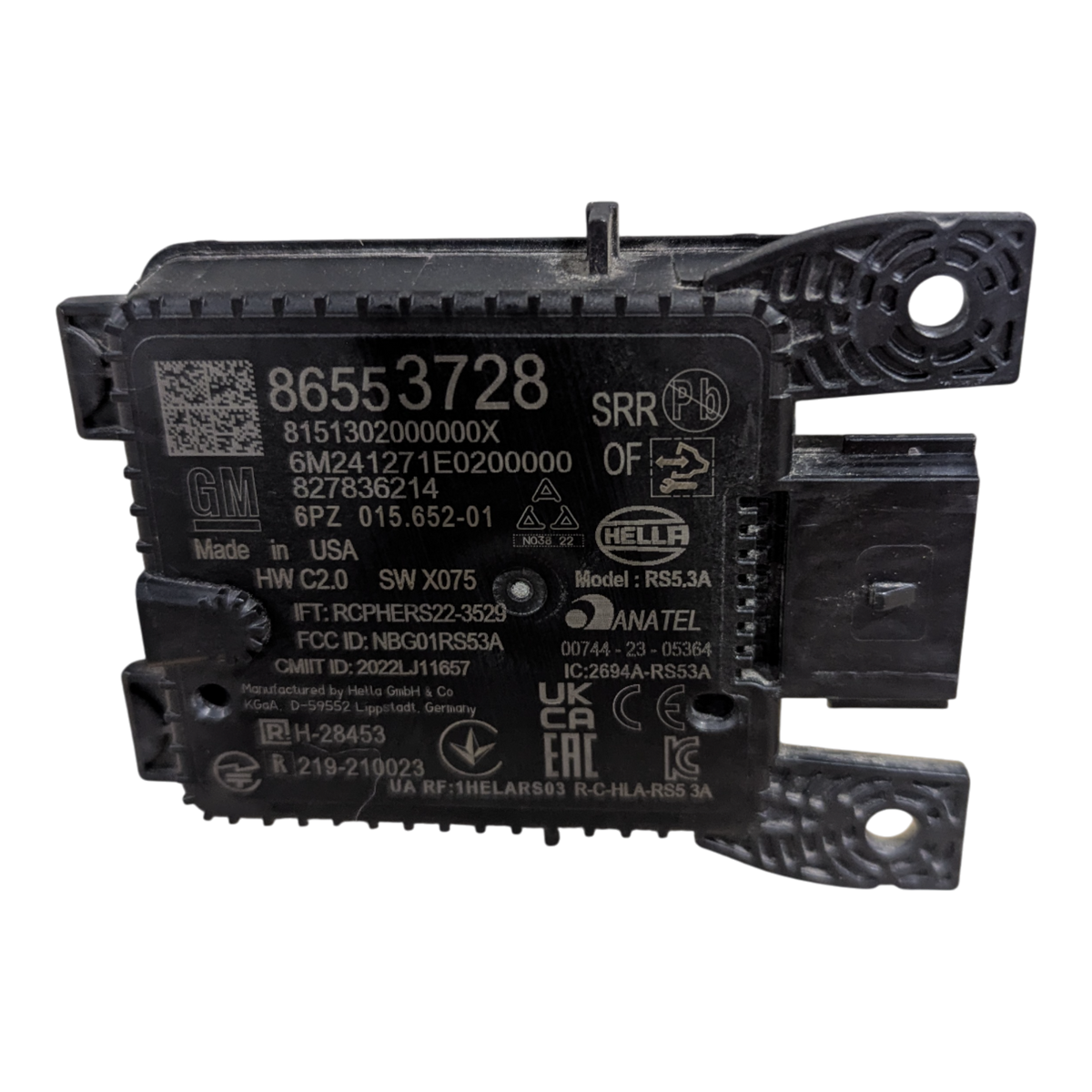 CHEVROLET EQUINOX EV BLIND SPOT MODULE 86553728