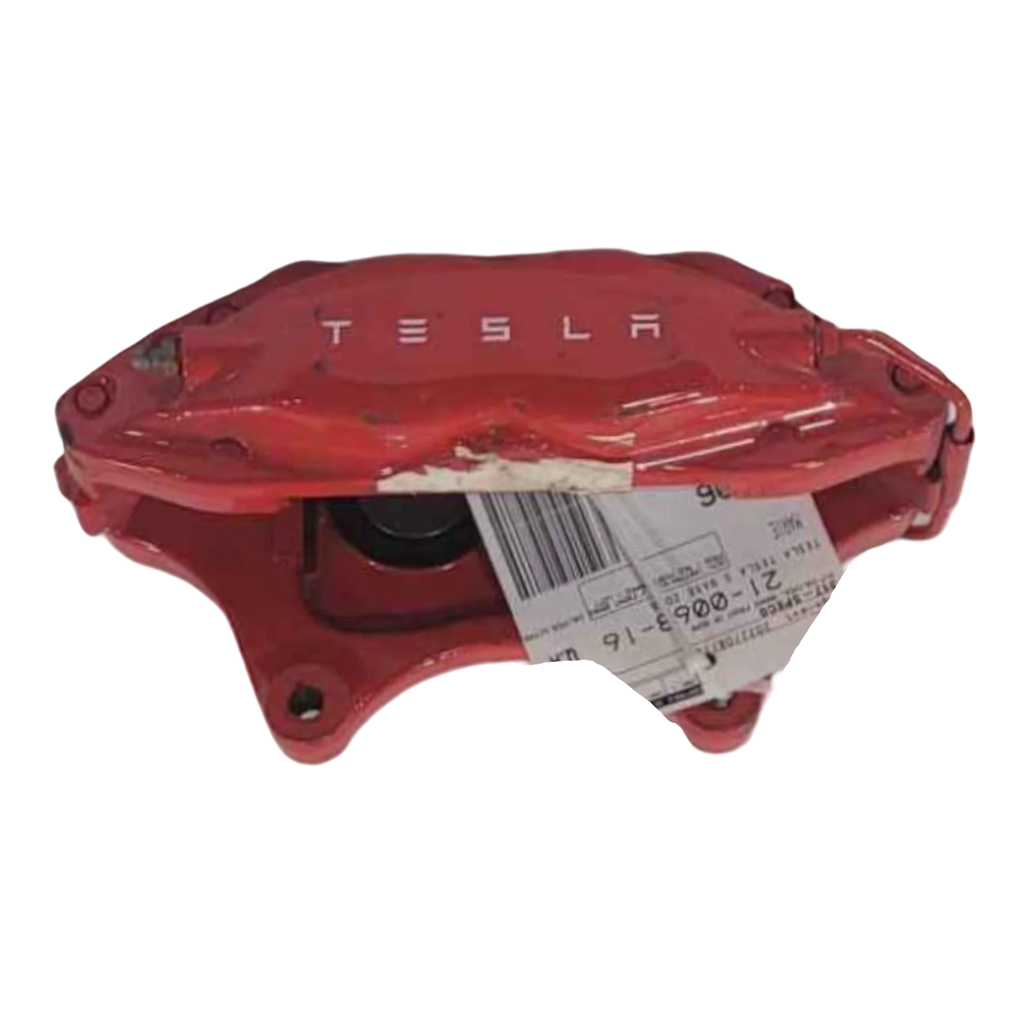 TESLA MODEL S ÉTRIER DE FREIN AVANT SANS PLAQUETTES - RED PERFORMANCE - GAUCHE 1007794-01-D