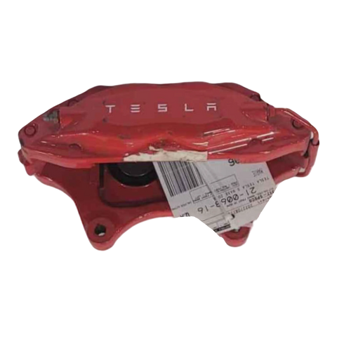 TESLA MODEL S ÉTRIER DE FREIN AVANT SANS PLAQUETTES - RED PERFORMANCE - GAUCHE 1007794-01-D