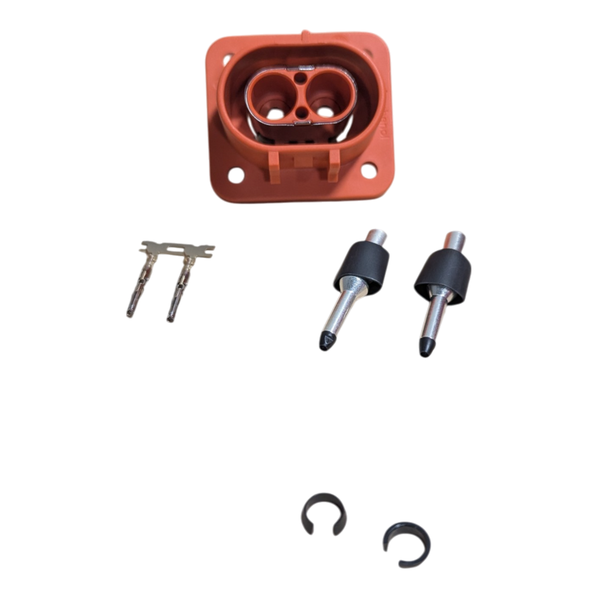 RECEPT ASSY 2 POS KEY A W/HVIL&SHIELD 6MM2 - ELR2A03