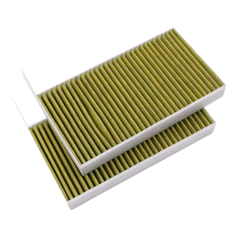 TESLA MODEL 3/Y CARBON AIR FILTER 2PC/SET 2018-2023 - AFTERMARKET - OEM PART NUMBER : 1107681-00-A