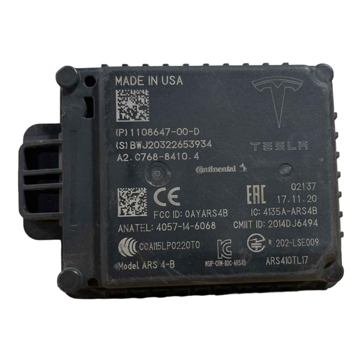 TESLA MODEL YRADAR - SEVEN PIN PERPENDICULAR 1108647-00-D