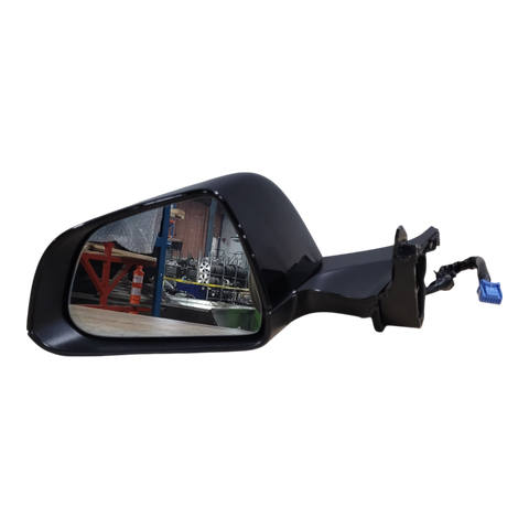 TESLA MODEL 3 EXTERIOR MIRROR ASSEMBLY - PREMIUM - DOMESTIC - LEFT HAND - BLACK - USED ORIGINAL – PART NUMBER : 1110782-00-F
