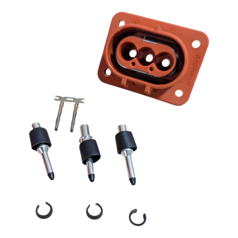 RECEPTACLE ASSY 3 POS KEY A W/ HVIL 6MM2 - ELR3A03