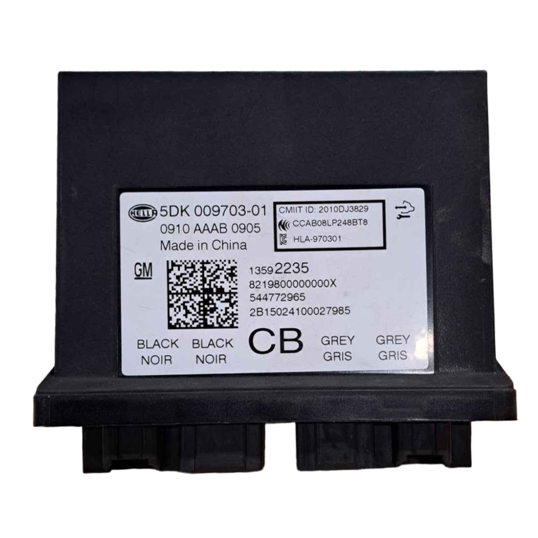 CHEVROLET BOLT EVKEYLESS ENTRY CONTROL MODULE 13592235