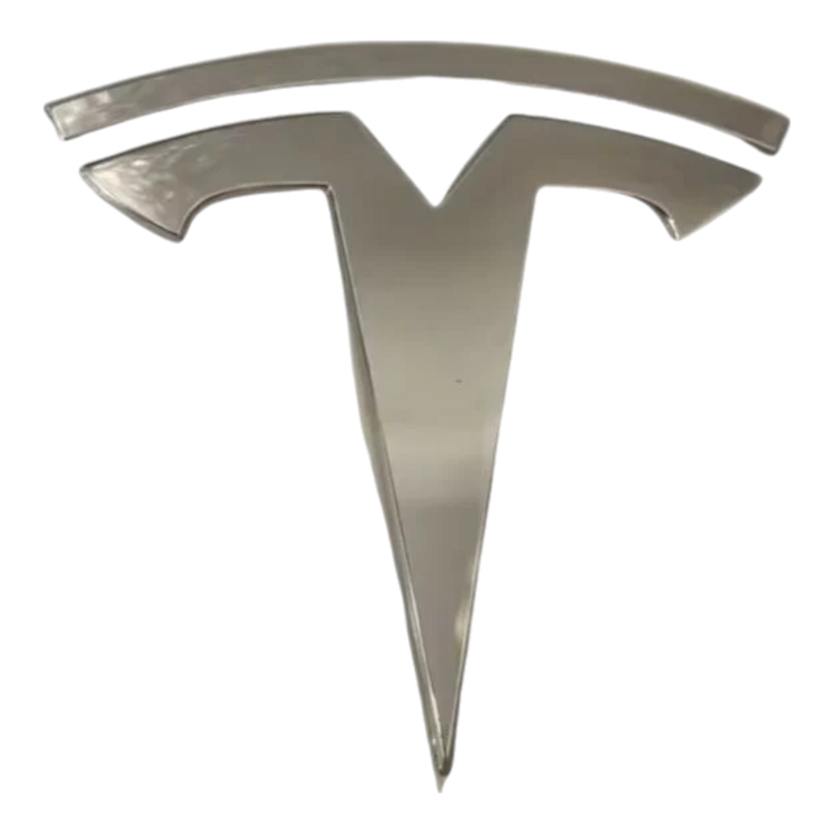 TESLA MODEL 3/Y FRONT TRUNK HOOD BADGE 2018-2023 CHROME - AFTERMARKET - OEM Pièce NUMÉRO : 1494949-00-A