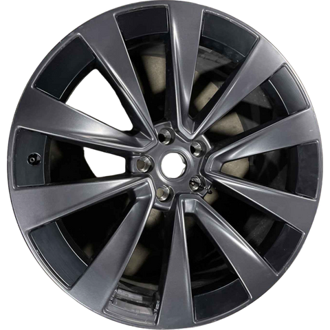 TESLA MODEL XWHEEL, 22X10.0J, NEW TURBINE, GUNPOWDER, REAR 1620227-00-B