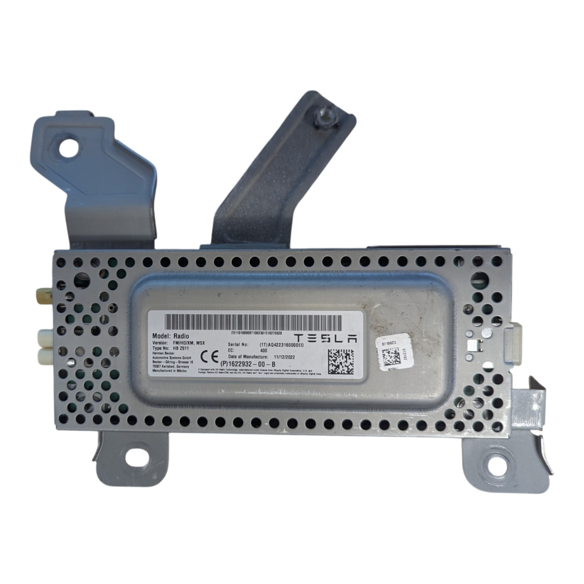 TESLA MODEL X RADIO TUNER,FM/HD/XM 1622932-00-B