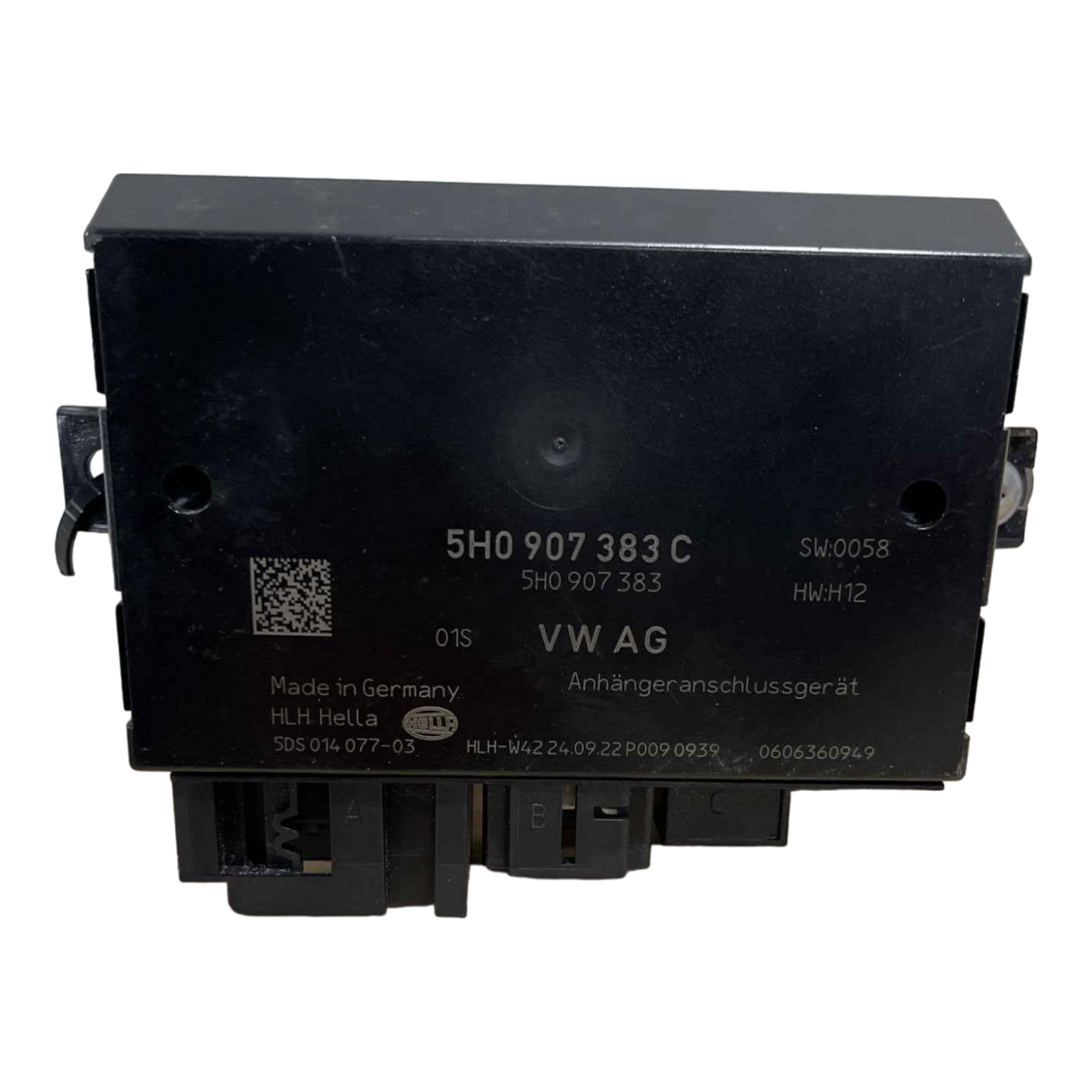 VOLKSWAGEN ID.4  TRAILER LIGHT CONTROL MODULE 5H0-907-383-C