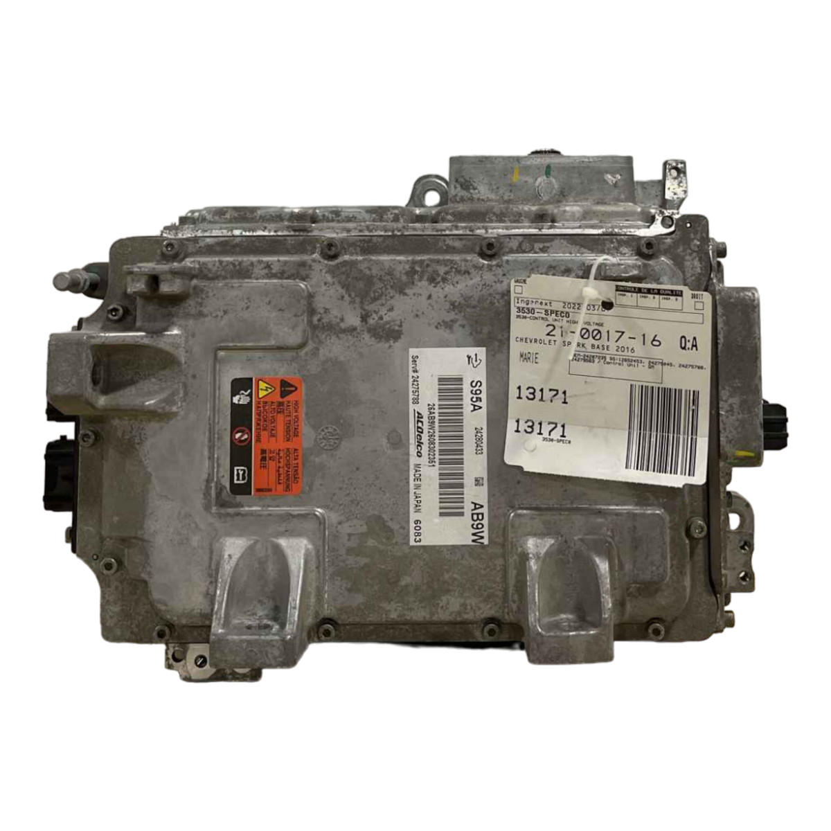 CHEVROLET SPARK EVDRIVE MOTOR GENERATOR puissance MODULE ONDULEUR 24287235