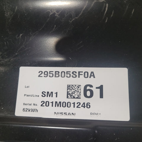 295B0-5SF0A Nissan Leaf Gen 2 2020 62kwh battery