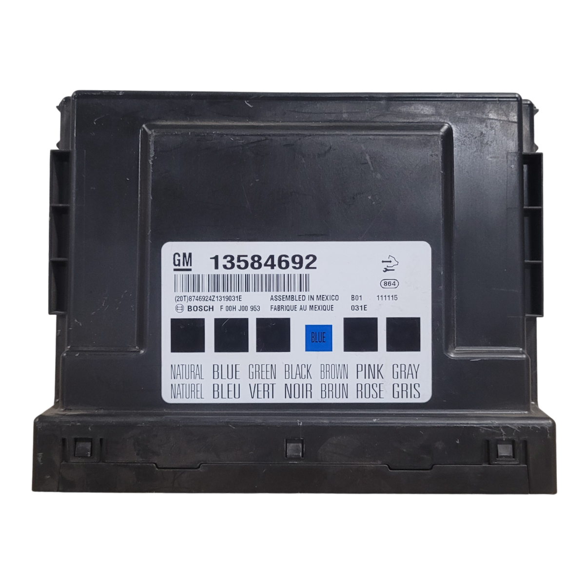 CHEVROLET VOLT GEN 1 BCM 13584692