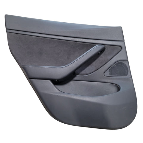 TESLA MODEL 3  DOOR TRIM, REAR LEFT HAND, ASY, PREM BLACK 1090413-01-K
