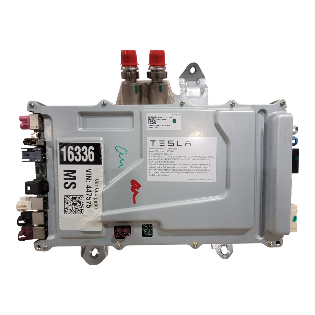 Ordinateur de bord Tesla Model S - Conduite à gauche - Préconfiguré - Ordinateur de bord de jeu 1637790-91-D