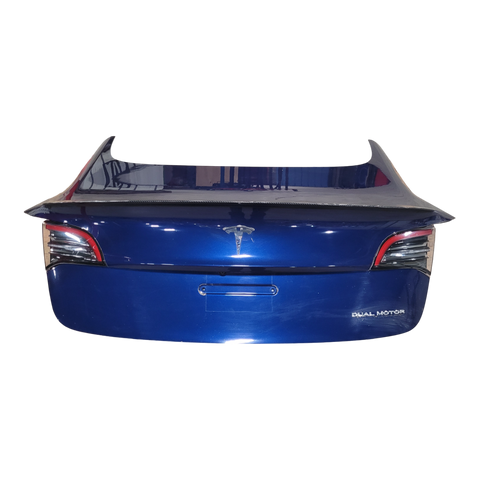 TESLA MODEL 3 TRUNK ASSY, MODEL 3, POWERED 1601460-E0-A