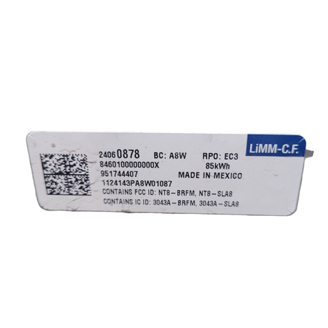 CHEVROLET EQUINOX EV 85 kWh, HV BATTERIE 24060878