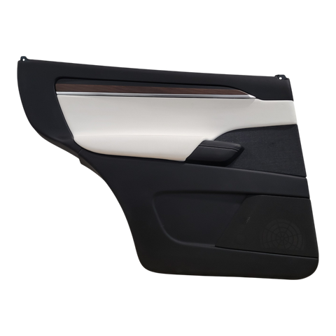 TESLA MODEL X DOOR TRIM ASSEMBLY REAR LEFT HAND WHITE 1634378-92-N