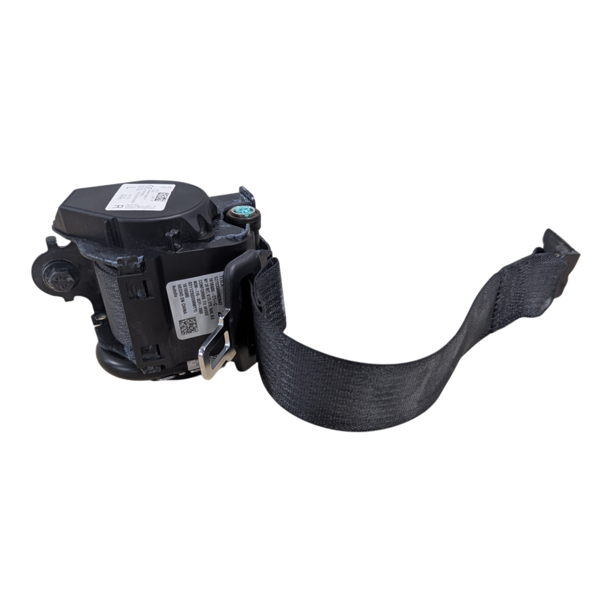 TESLA MODEL Y SECOND ROW - OUTER SEATBELT RETRACTOR ASSEMBLY - BLACK - K12S 1616500-C1-C