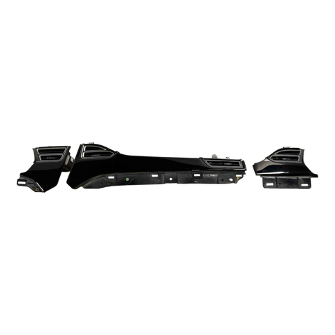 TESLA MODEL S INSTRUMENT PANEL FINISHER TRIM SET PIANO BLACK - 1004518-03-F
