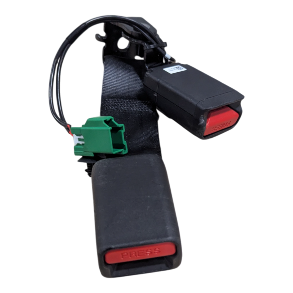 TESLA MODEL 3  SECOND ROW - SEAT BELT BUCKLE - CODED CENTER AND RIGHT HAND- BLACK 1857739-C1-C