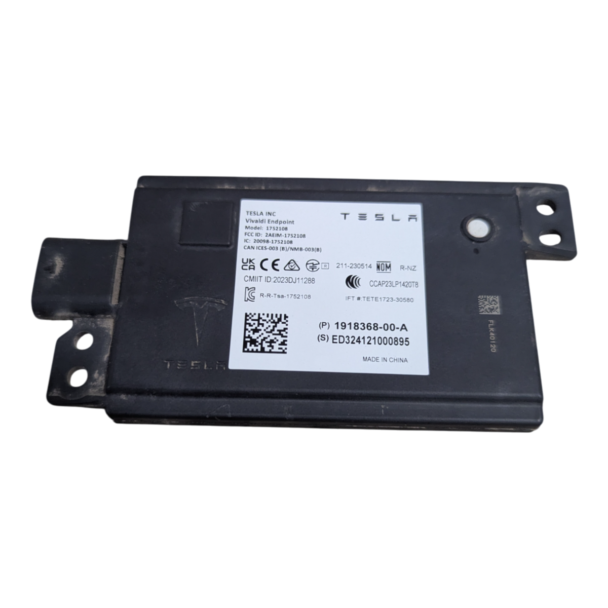 POINT D'ACCÈS TESLA MODEL 3 BLUETOOTH BASSE ÉNERGIE 1918368-00-A