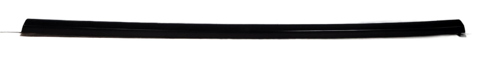 TESLA MODEL 3 FRONT DOOR OUTER BELT ASSEMBLY LEFT HAND - BLACK 2017-2023 - USED - OEM PART NUMBER : 1080681-40-K