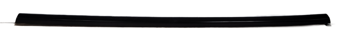 TESLA MODEL 3 FRONT DOOR OUTER BELT ASSEMBLY LEFT HAND - BLACK 2017-2023 - USED - OEM PART NUMBER : 1080681-40-K