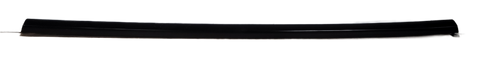 TESLA MODEL 3 FRONT DOOR OUTER BELT ASSEMBLY LEFT HAND - BLACK 2017-2023 - USED - OEM PART NUMBER : 1080681-40-K