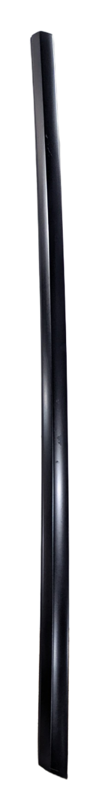 TESLA MODEL 3 FRONT DOOR OUTER BELT ASSEMBLY LEFT HAND - BLACK 2017-2023 - USED - OEM PART NUMBER : 1080681-40-K