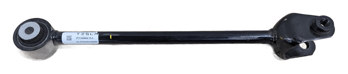 TESLA MODEL 3 REAR LOWER FORE LINK ASSEMBLY 2024-2027 - USED - OEM PART NUMBER : 1344444-10-A