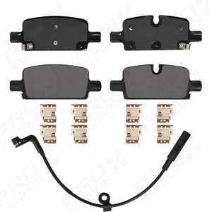 REAR SEMI METALLIC PADS PRO FUSION SOLUTION CHEVROLET BLAZER EV - AFTERMARKET - PART NUMBER: PMD2174S