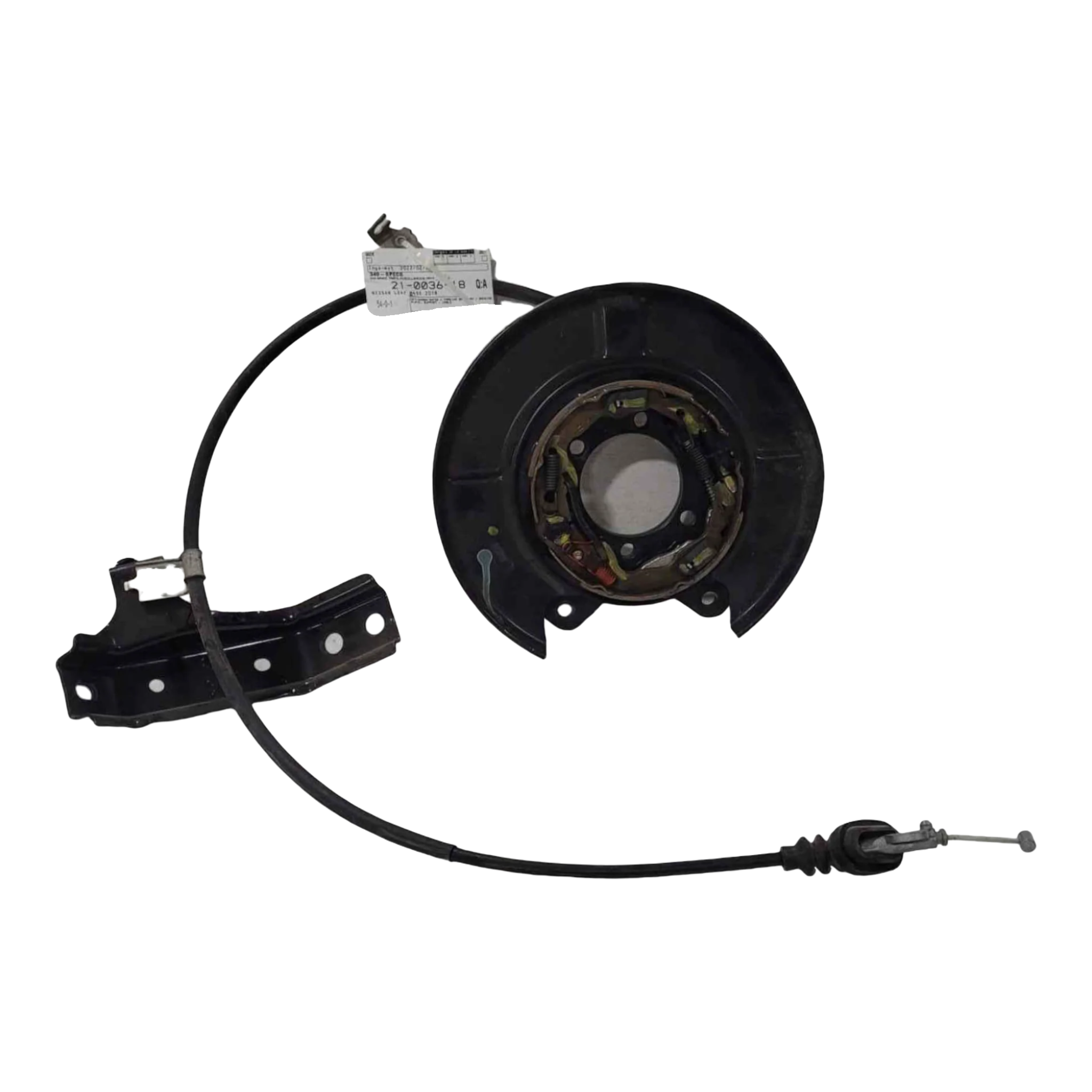 Nissan Leaf Génération 1 / Leaf Gen 2 PARKING BRAKE RH / BACKING PLATE, SUPPORT , CABLE 44000-3NF5A