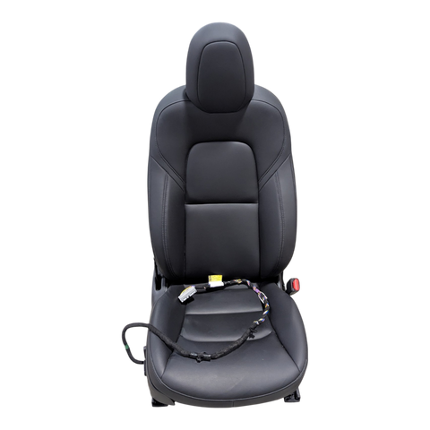 TESLA MODEL Y  FIRST ROW RIGHT HAND SEAT COMPLETE 1AIRBAG BLACK 1754639-C3-A
