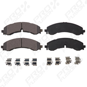 FRONT SEMI METALLIC PADS PRO FUSION SOLUTION CHEVROLET SILVERADO EV - AFTERMARKET - PART NUMBER: PMD2250AS