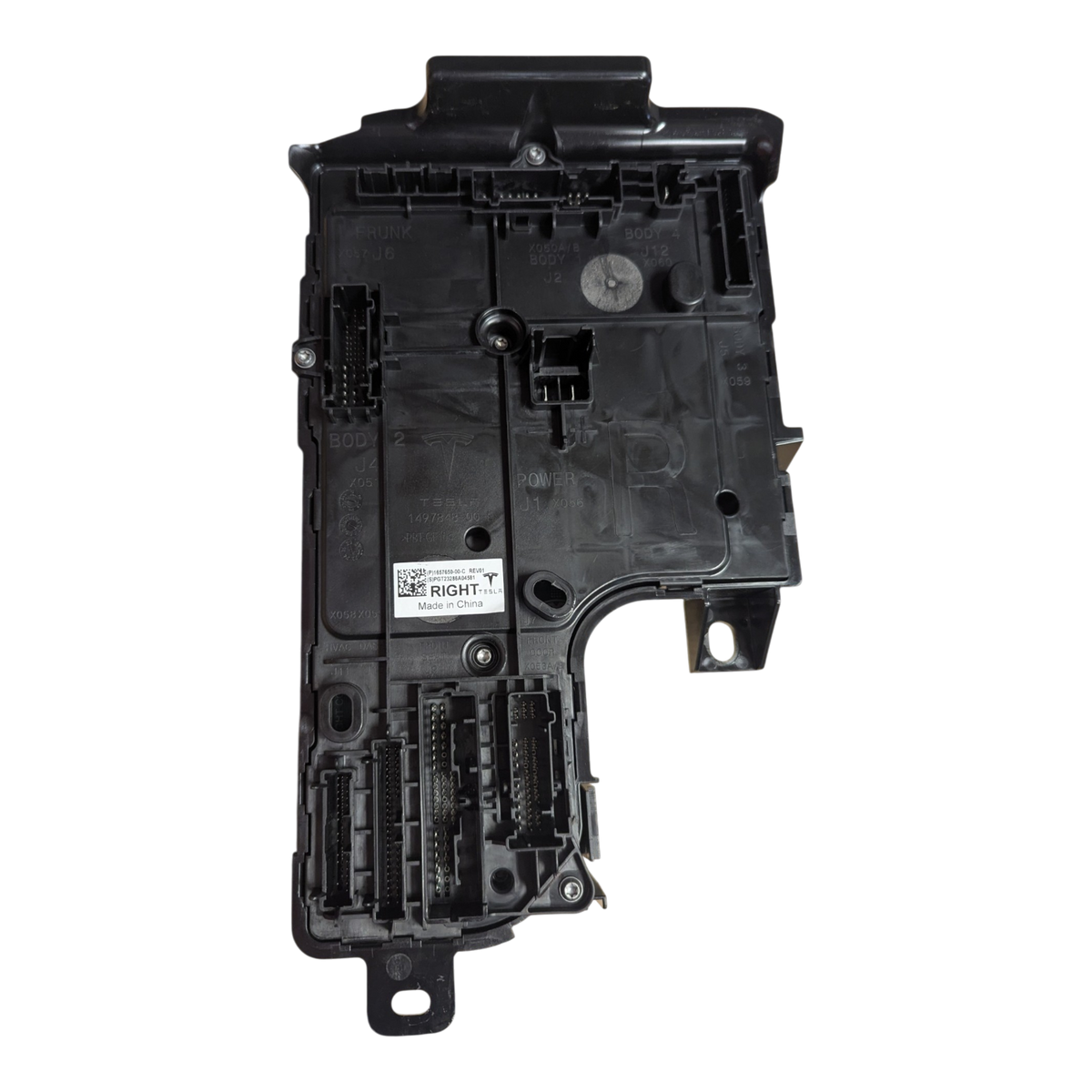 TESLA MODEL Y ASSEMBLY - RIGHT ELECTRONIC CONTROL UNIT GENERATION 3 - 5 SEAT - ULTRASONIC SENSOR 1657650-00-C