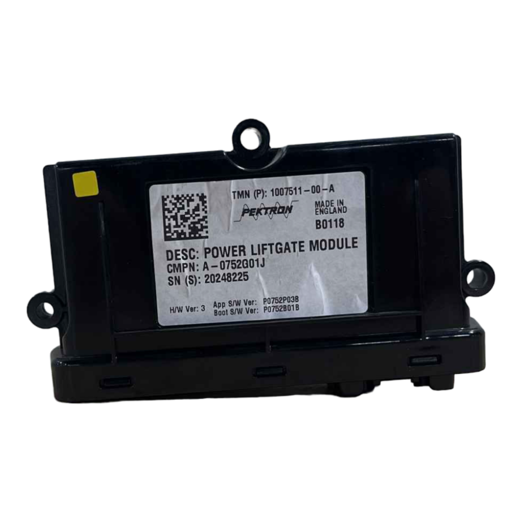 TESLA MODEL S POWER LIFT GATE CONTROL MODULE 1007511-00-A