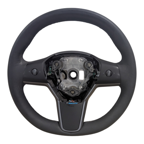 TESLA MODEL Y STEERING WHEEL - PUR LEATHER 1490214-CN-D