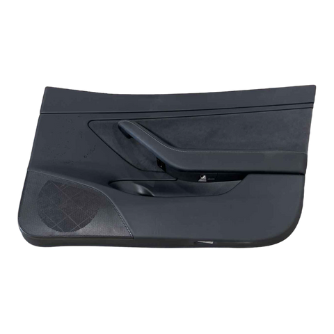 TESLA MODEL 3  DOOR TRIM, FRONT RH, LEFT HAND DRIVE ASY, PREM BLACK 1090411-91-L