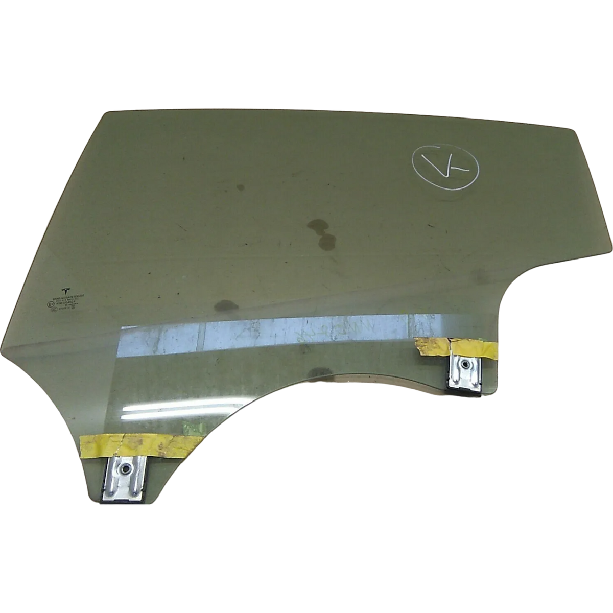 TESLA MODEL S  MOVING SIDE GLASS - REAR DOOR - RIGHT HAND 6006571-00-B