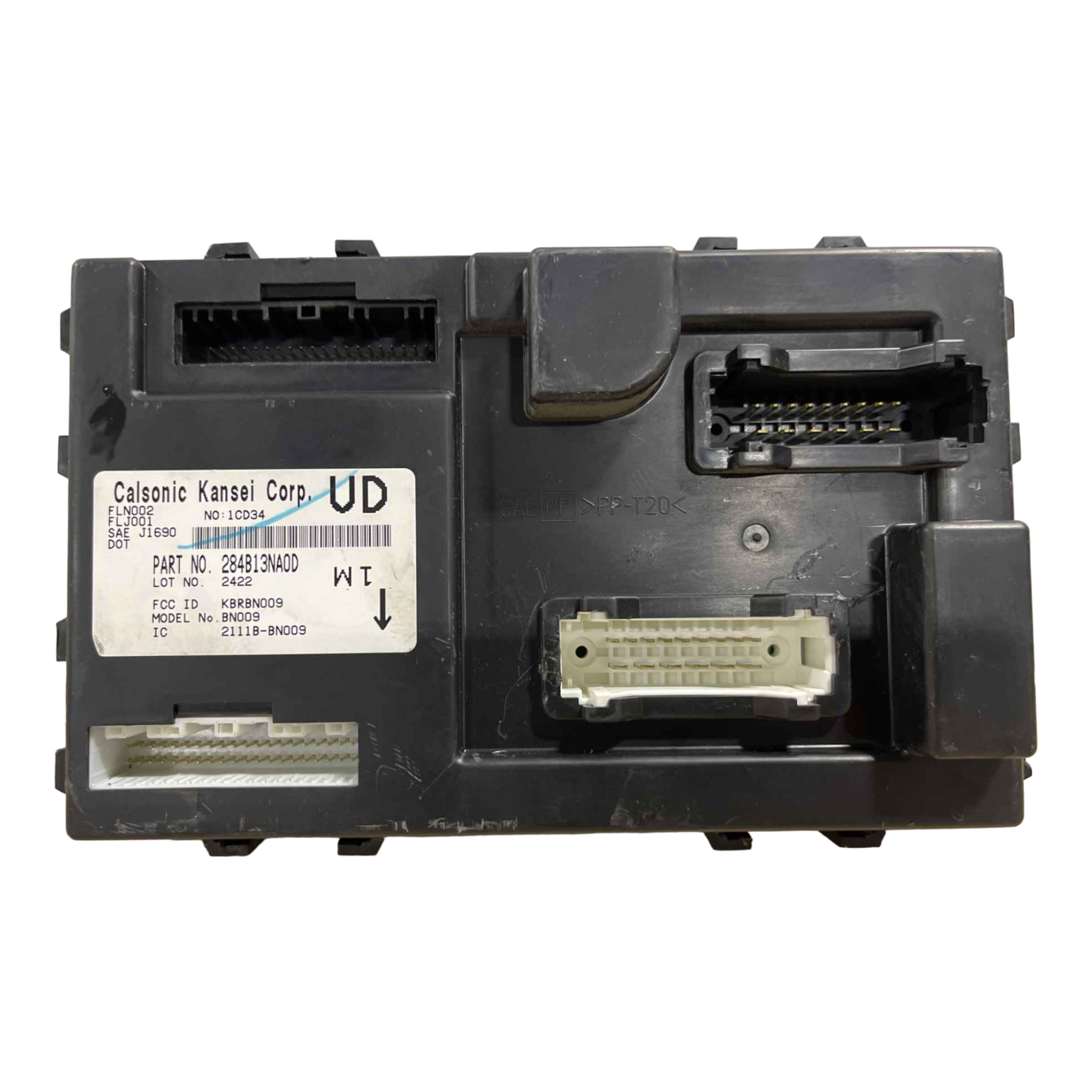 NISSAN LEAF GEN 1 BODY CONTROL MODULE ASSEMBLY 284B1-3NA0D
