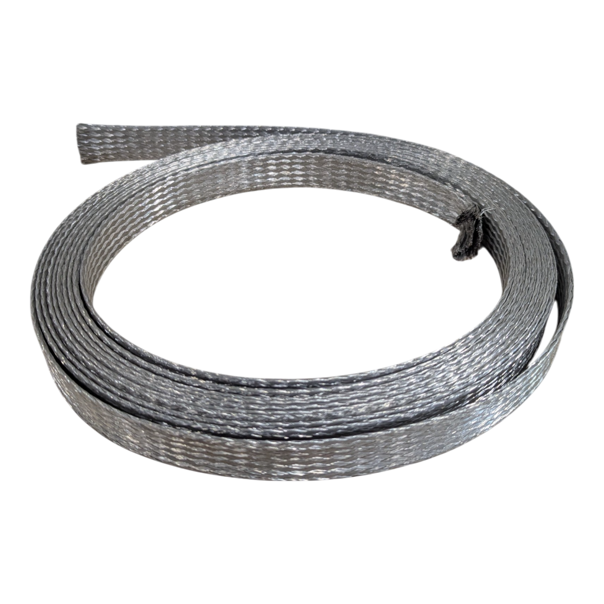 BRAIDED GND STRAP GAUGE 2, 7/8W, 3/32THK, 25 FEET - 207102