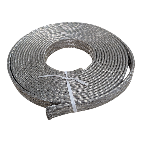 BRAID GND STRAP GAUGE 2/0,W1-1/8” THK 17/64” , 25 FEET - 207120
