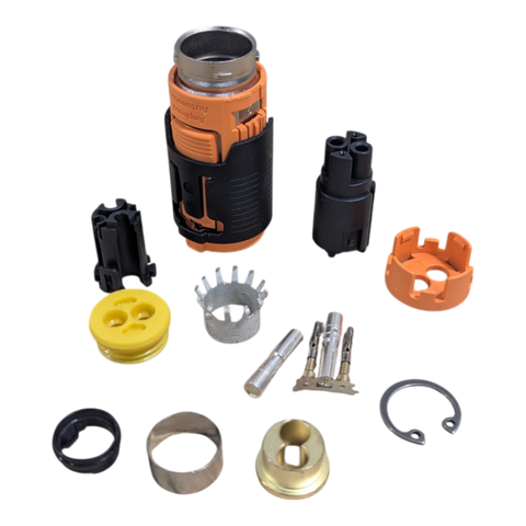 PLUG, 2POS, 6MM2 SHIELDED - HVRC2P30FS106S