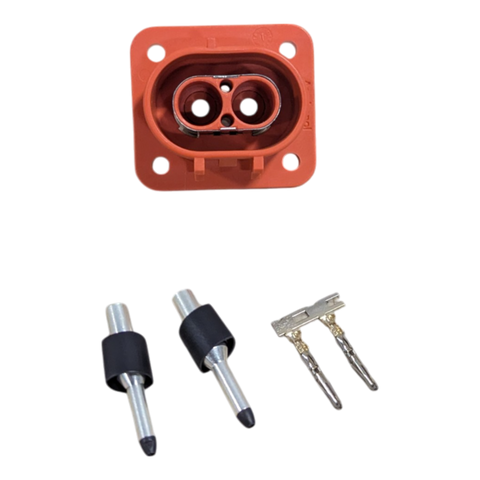 RECEPTACLE ASSY. 2 POS (KEY U) WITH HVIL - ELR2U03